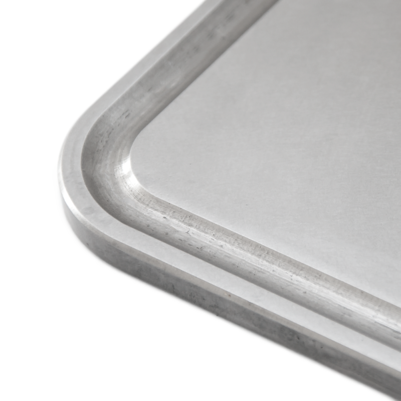 GOURMETRICS Pizzastahl rechteckig (38x32cm, 8mm) – Bild 6