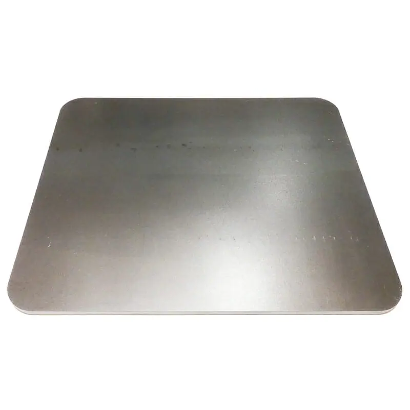 GOURMETRICS Pizzastahl rechteckig basic (38x32cm, 8mm) – Bild 4